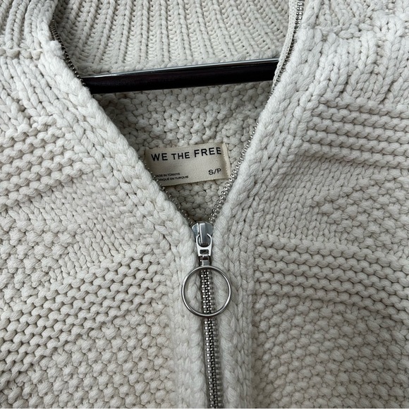 NWT Free People Lil Lad Zip Up Cardi Sweater - Picture 7 of 8